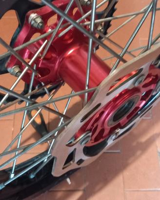 ruote complete enduro cerchi 18" e 21"
