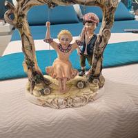 Scultura originale Capodimonte "N"