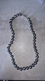 collana in perle e oro