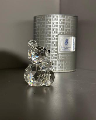 Swarovski Silver Crystal Orsetto Seduto