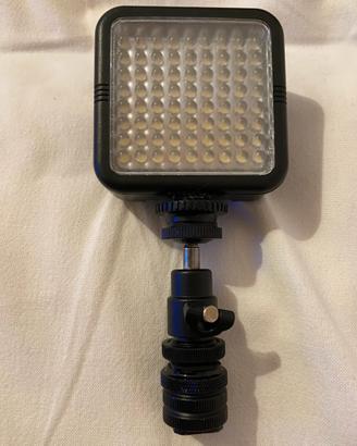Led video light-faretto portatile per video e foto