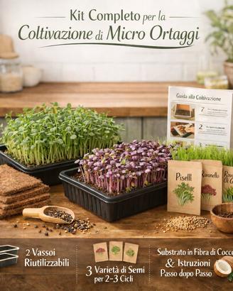 Kit coltivazione Microgreens