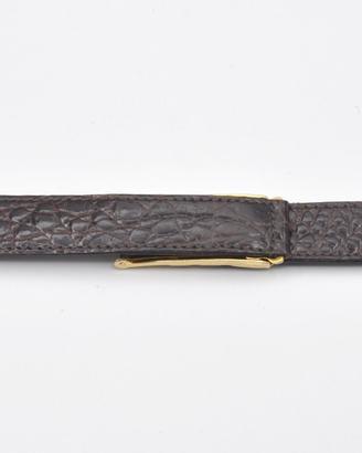 cinturino 15mm in coccodrillo con fibbia deplo