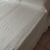 2 coperte in canapa con intarsi 