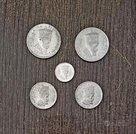 Vecchie monete Etiopia