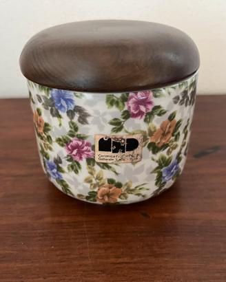 Barattolo in ceramica Franco Pozzi vintage ‘60