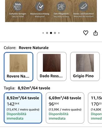 vinile in listoni autoadesivo effetto legno
