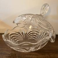 Porta-caramelle vintage in cristallo