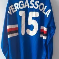 Match worn Vergassola #15 Sampdoria 1999 taglia XL