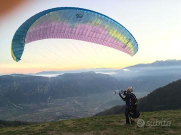 parapendio e imbrago