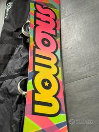 Snowboard salomon popstar + attacchi union ultra