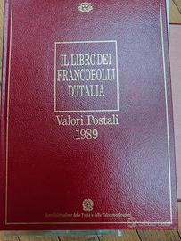 libro francobolli d'Italia 1989