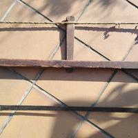 sega in legno da falegname VINTAGE tirante a corda