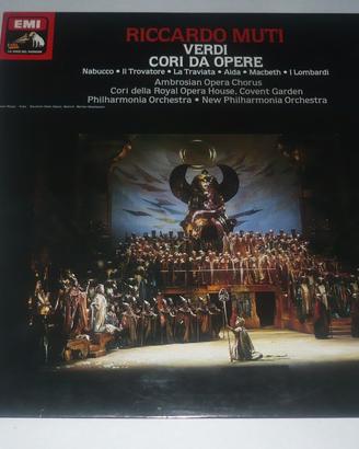 Disco 33 giri Riccardo Muti Cori da opere di Verdi