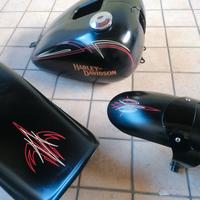 serbatoio parafanghi softail Harley cross Bones 