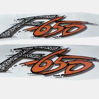 Adesivi fianchetti laterali BMW F650 mod. bianco