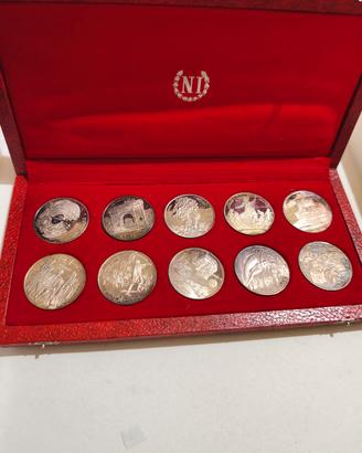 Set PROOF Tunisia 1969 Ag.925