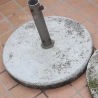 Piantana in cemento per ombrellone