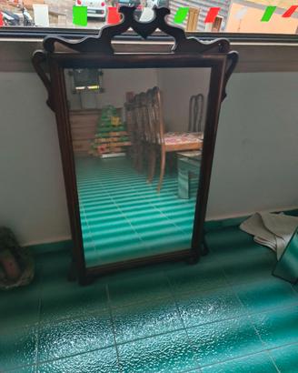 Specchio in legno