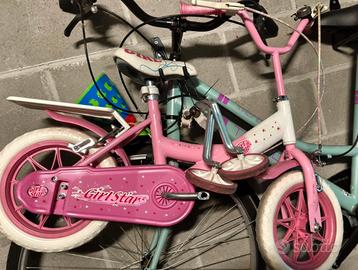 Bicicletta da bimba con rotelle