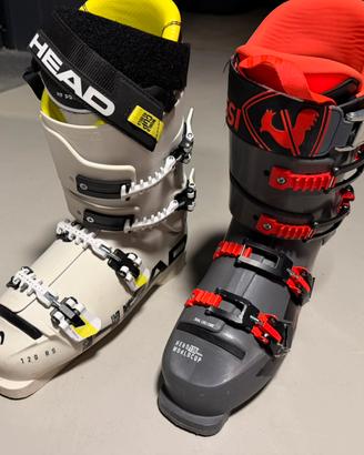 Head 120 RS Raportor e Rossignol Hero 130 worldcup