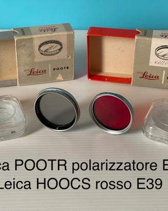 2 Filtri originali Leica e39