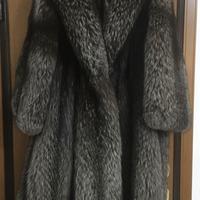 PELLICCIA DI VOLPE ARGENTATA ORIGINALE