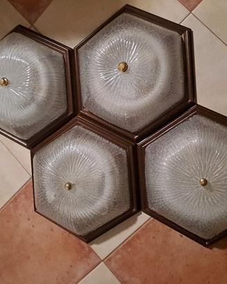4 plafoniere lampadari 