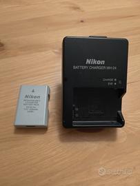 Caricabatterie Nikon MH-24 e batteria EN-EL14a