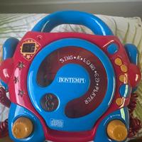 Cd player con microfono per bambini BONTEMPI