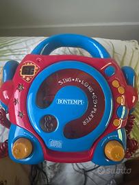 Cd player con microfono per bambini BONTEMPI