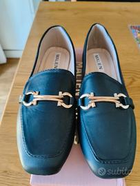 scarpa mocassino nero n.37