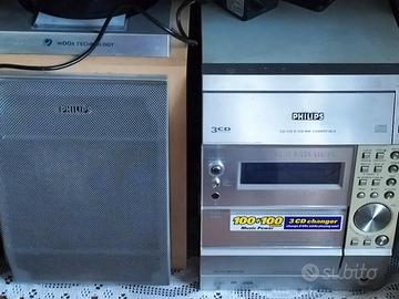  stereo Philips con DVD e musicassette 
