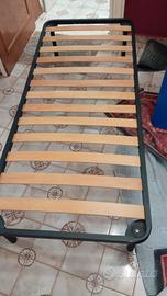 rete singola doghe in legno 