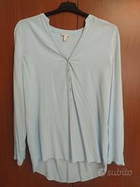 Camicetta estiva celeste leggera donna Espirit