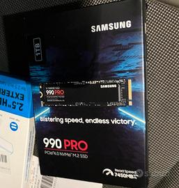 SSD Samsung 990 pro NVME  M2 per ps5,PC e legion g