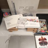 Playstation 2 slim silver boxata 