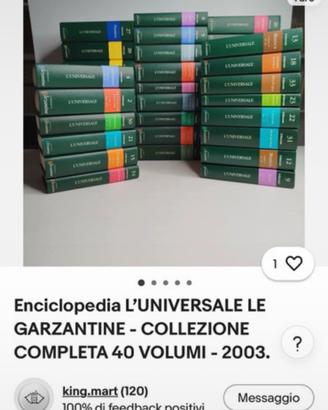 Libri Enciclopedia completa 40 volumi