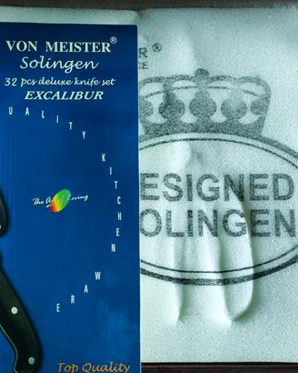 Set von meister solingen 32 PCS deluxe excalibur
