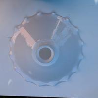 Paralume in ceramica ondulato lampadario perfetto