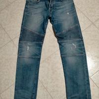 Raro  jeans Roy Rogers per Moto Guzzi W35
