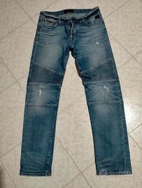 Raro  jeans Roy Rogers per Moto Guzzi W35