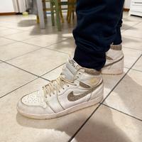 Scarpe Nike Air Jordan 1 bianco/beige