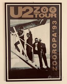 Poster incorniciato U2 ZOOROPA TOUR 1993
