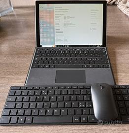 Microsoft Surface pro 5+tastiera e mouse Microsoft