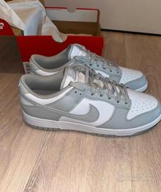 Nike Dunk Low Grigie e Bianche 38 Nuove Originali