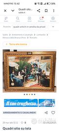 Quadro olio su tela