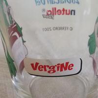 Bicchiere vetro collezione Nutella 2001