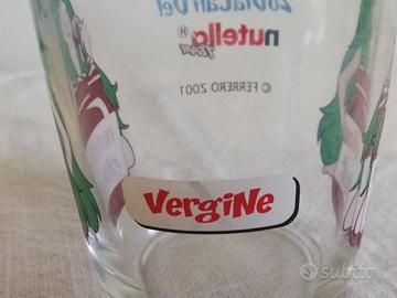 Bicchiere vetro collezione Nutella 2001