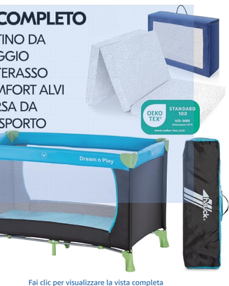 Lettini hauck Set Dream  Culla da Campeggio